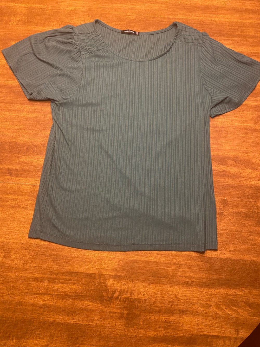 Womens Ribbed Knit Short in Green